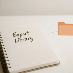 Notebook and folder icon